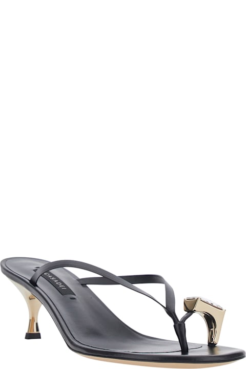 Casadei Heels 'giulia Chic' Black - 6 Cm Heels - Leather - Women