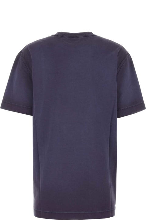 Fashion for Women Alexander Wang Navy Blue Oversize Cotton T-shirt