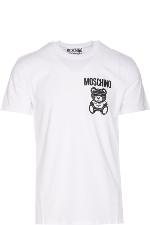 Moschino Topwear for Men Moschino Small Teddy Mesh T-shirt
