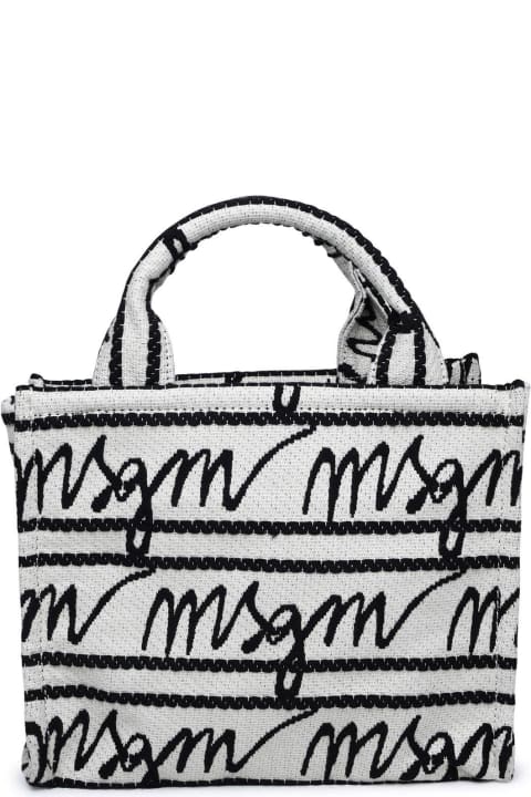 MSGM for Women MSGM Small 'tote' Two-tone Tela Bag