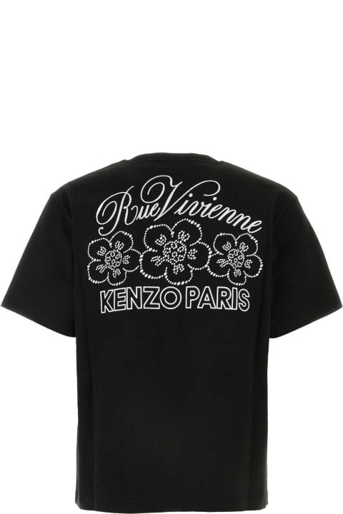 Kenzo Topwear for Women Kenzo Black Cotton Oversize T-shirt