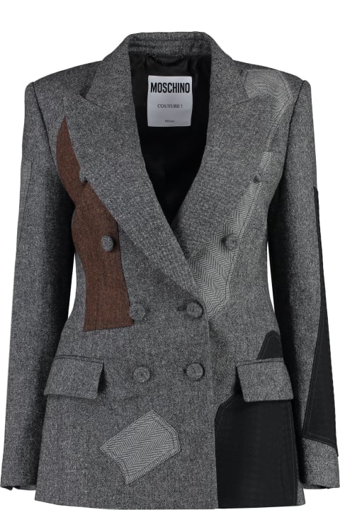Moschino Coats & Jackets for Women Moschino Wool Blend Blazer