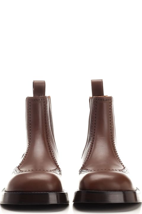 Alexander McQueen Boots for Men Alexander McQueen Chelsea Brogue Boots