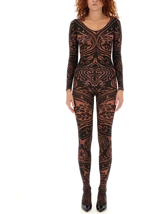 Etro جمب سوت لـ السيدات Etro Bodysuit Etro X Wolford