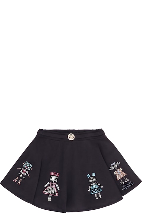 Homeware Young Versace Cotton Mini-skirt
