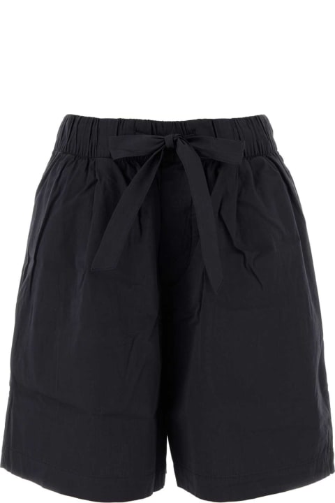 Tekla Pants & Shorts for Women Tekla Slate Cotton Pyjama Shorts