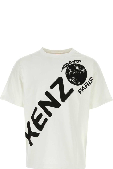 Kenzo Topwear for Women Kenzo Logo Printed Crewneck T-shirt