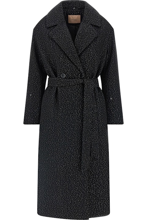TwinSet for Kids TwinSet Lamé Thread Coat