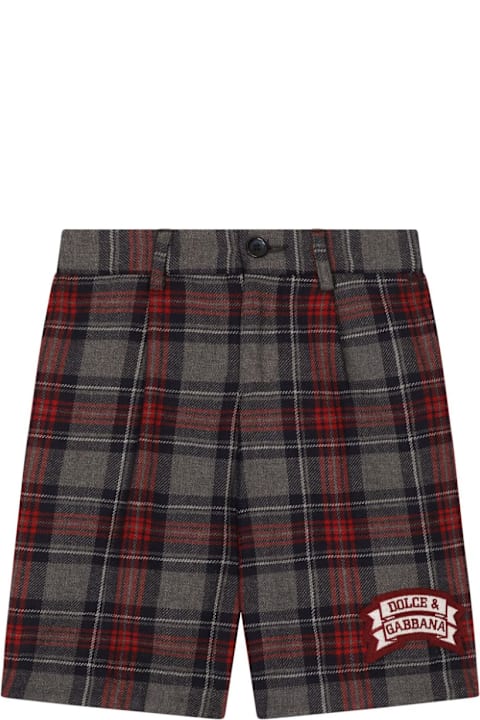 Fashion for Boys Dolce & Gabbana Shorts Tartan Con Stampa