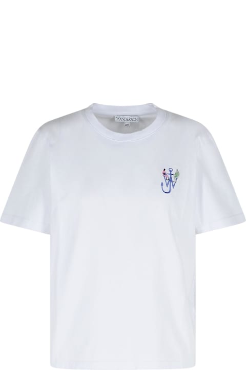 Sale for Women J.W. Anderson 'anchor' White Cotton T-shirt