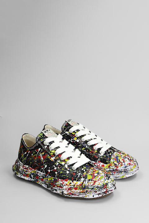 Mihara Yasuhiro Sneakers for Men Mihara Yasuhiro Peterson 23 Sneakers In Black Cotton
