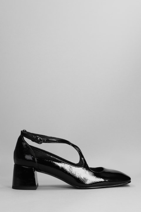 Sandals In Black Patent Leather