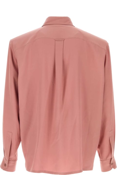 أدوات منزلية Saint Laurent Pink Silk Shirt