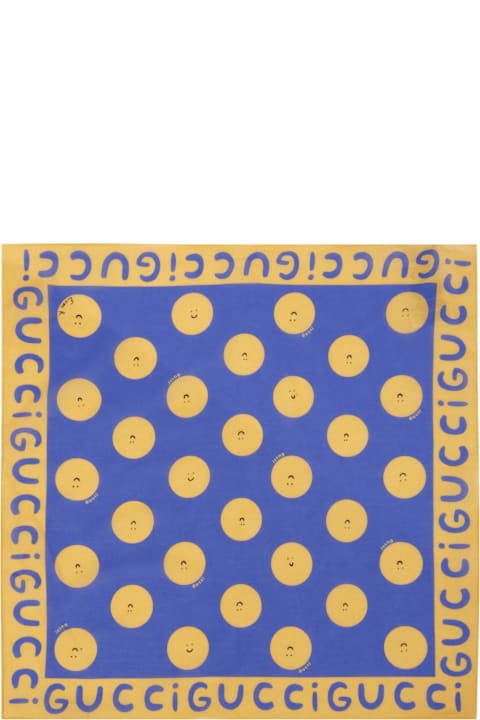 Homeware Gucci Blue Scarf For Kids With Sun