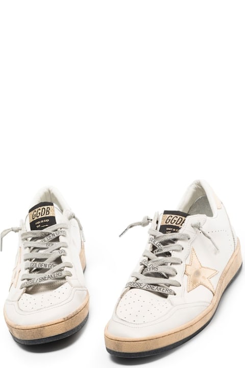 Golden Goose Ball Star Leather Sneakers