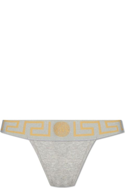 Versace Underwear & Nightwear for Women Versace Logo Detailed Thong