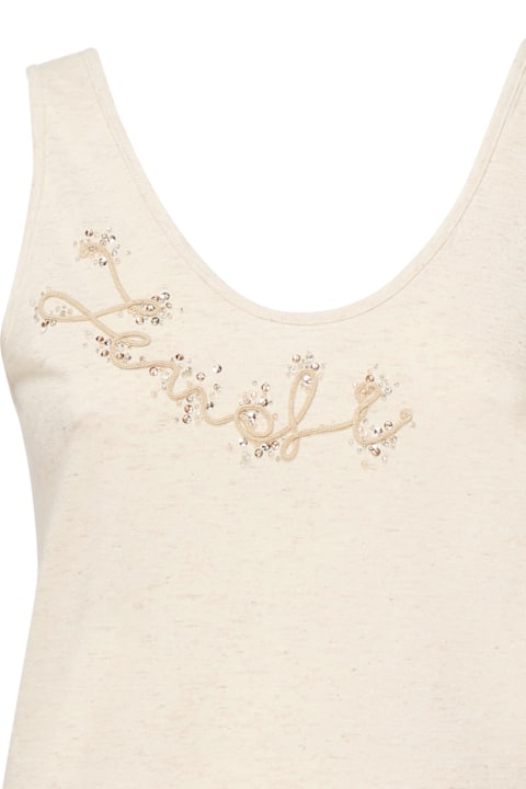 Fendi Top With Logo Embroidery