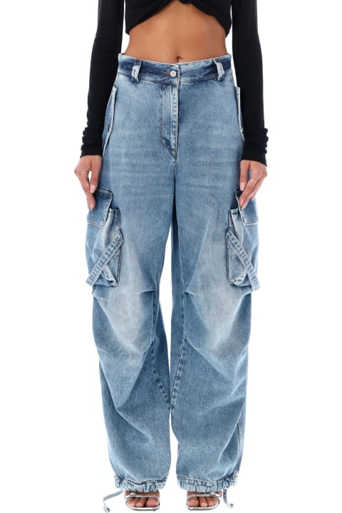 Fashion for Women MSGM Denim Cargo Pant
