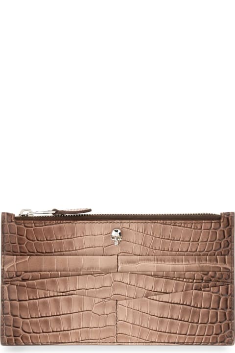 Alexander McQueen Accessories for Women Alexander McQueen Flat Wallet With Zipper