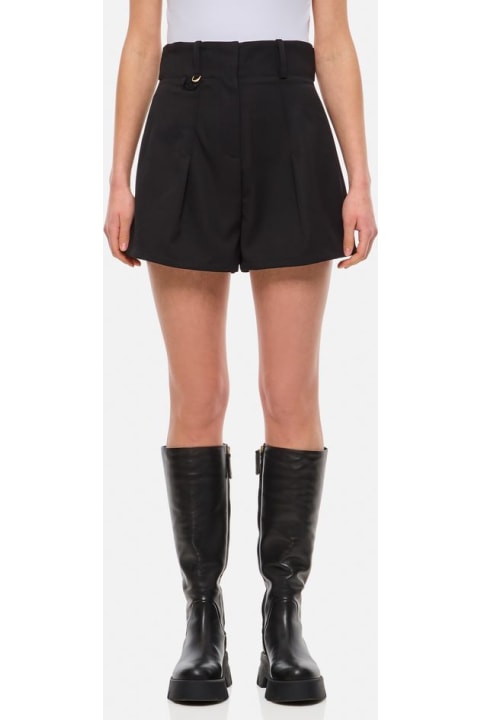 Clothing for Women Jacquemus Single Front Pleated Bari Shorts