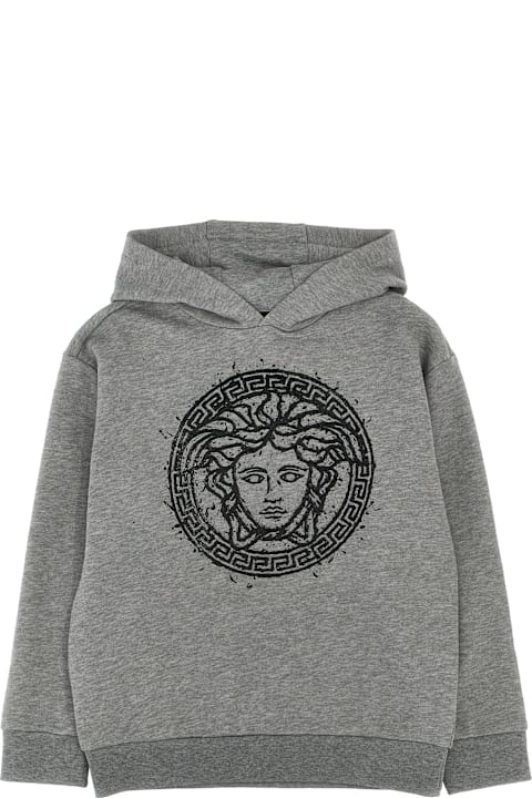 Versace Topwear for Boys Versace 'medusa Splash' Hoodie