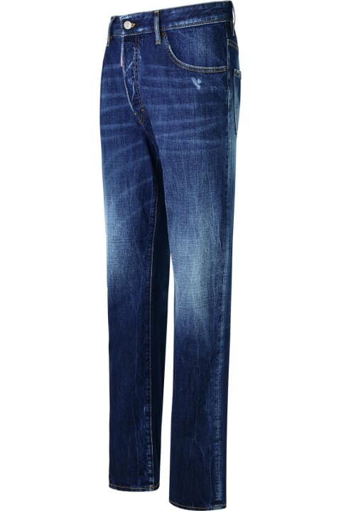 Homeware Dsquared2 642 Blue Cotton Denim Jeans