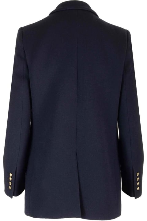 Coats & Jackets for Women Blazé Milano 'resolute' Blue Double-breasted Blazer