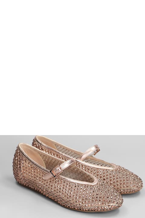 Le Silla for Women Le Silla Gilda Ballet Flats In Copper Leather