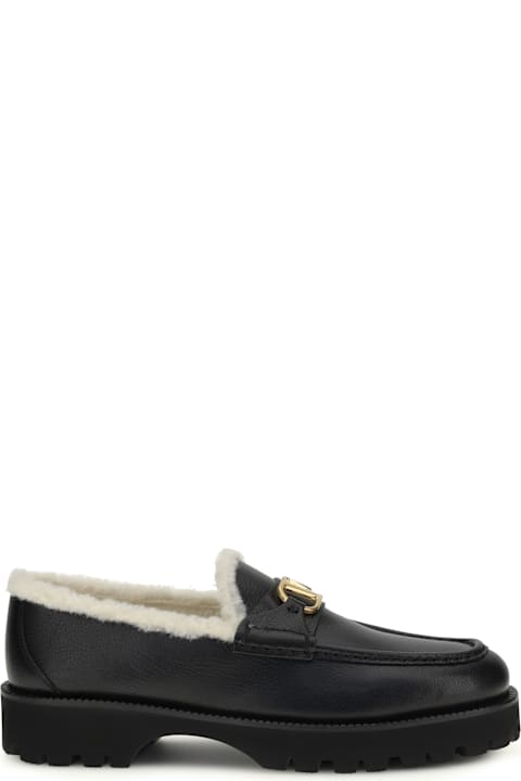 Valentino Garavani Vlogo Fur Loafers