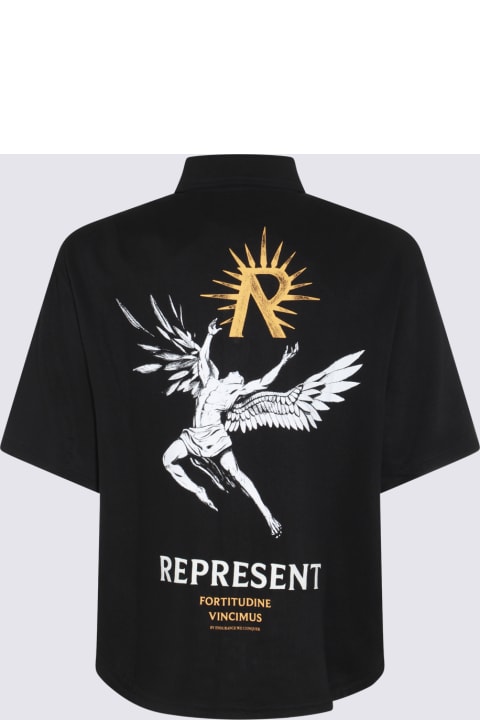 Shirts for Men REPRESENT Black Shirt