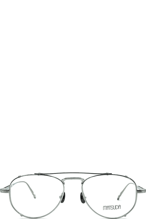 Accessories for Men Matsuda M3142 - Palladium White Rx Glasses