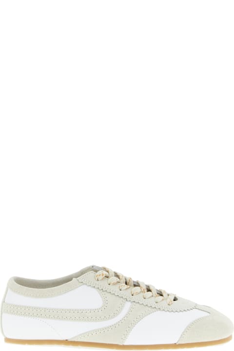 Dries Van Noten Leather And Suede Sneakers