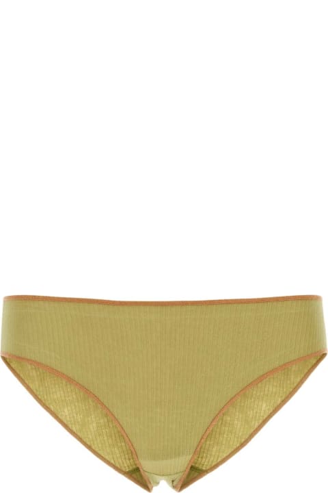 Baserange Underwear & Nightwear for Women Baserange Green Stretch Cotton Brief