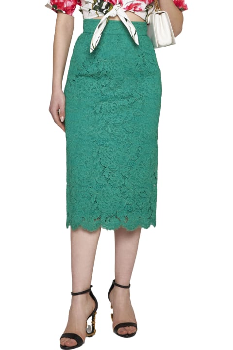 Homeware Dolce 
Gabbana Floral Lace Skirt