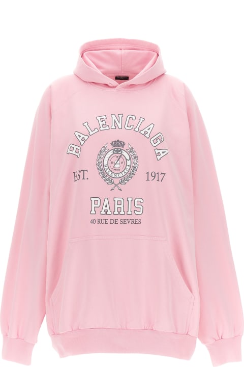Fleeces & Tracksuits for Women Balenciaga Hoodie With Logo Print