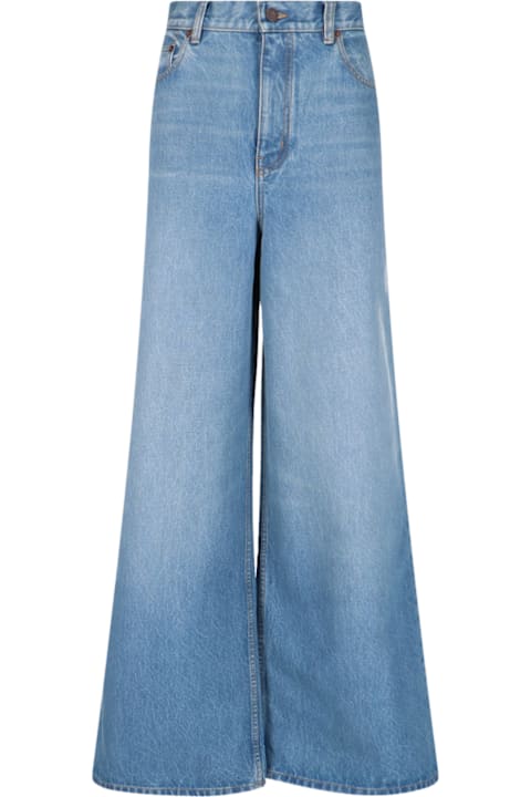 Fashion for Women Chloé Logo Palazzo Jeans
