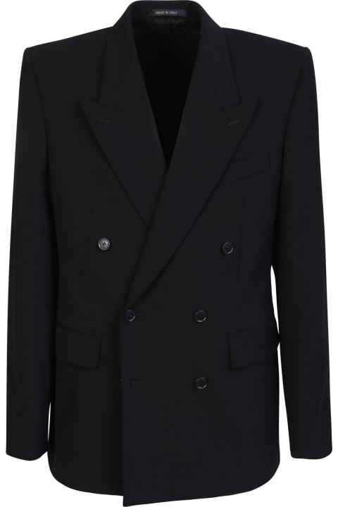 Coats & Jackets for Men Balenciaga Double-breasted Blazer With Peaked Revers