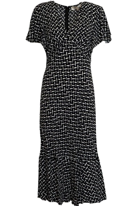ウィメンズ Diane Von Furstenbergのワンピース＆ドレス Diane Von Furstenberg Cecelia Abstract-pattern Dress
