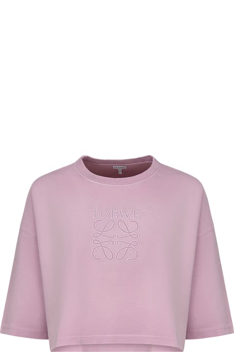 Fashion for Women Loewe Cotton Crop T-shirt