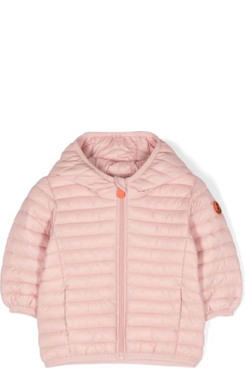 Fashion for Baby Boys Save the Duck Pink Nene Lightweight Down Jacket