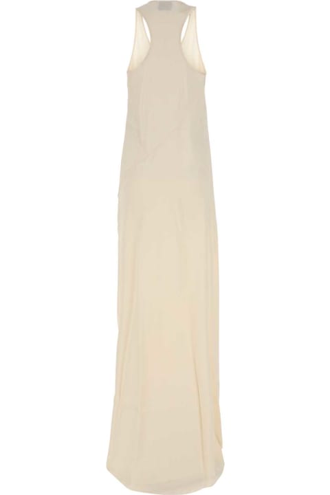 Balenciaga Clothing for Women Balenciaga Ivory Satin Long Dress