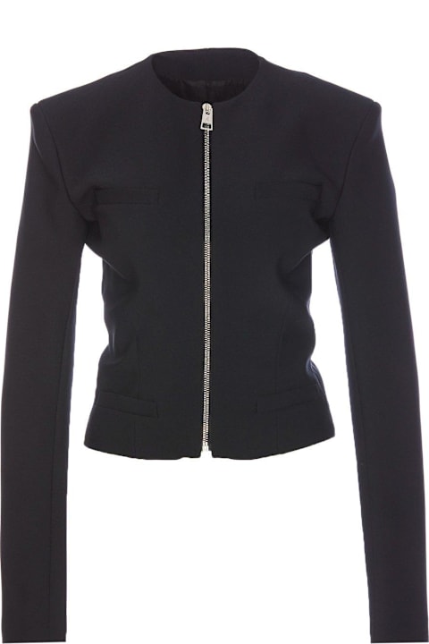 The Attico for Women The Attico Zipped Crewneck Jacket