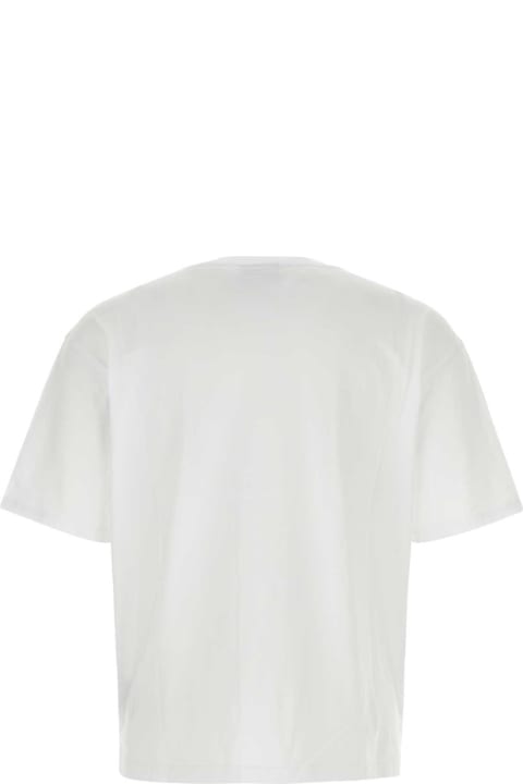インテリア Bluemarble White Cotton T-shirt