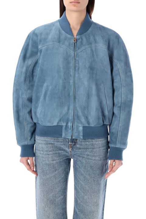Chloé Coats & Jackets for Women Chloé Leather Bomber Jacket