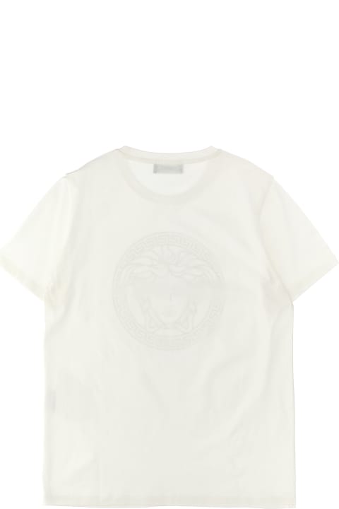ボーイズ VersaceのTシャツ＆ポロシャツ Versace Logo Print T-shirt