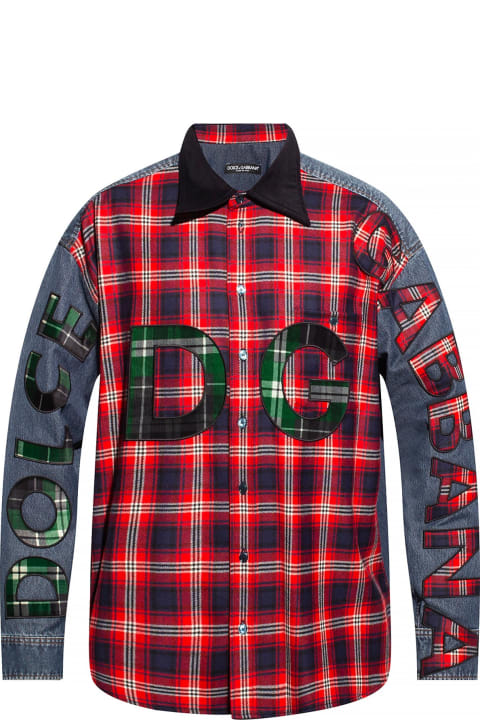 Dolce & Gabbana Shirts for Men Dolce & Gabbana Flannel Shirt