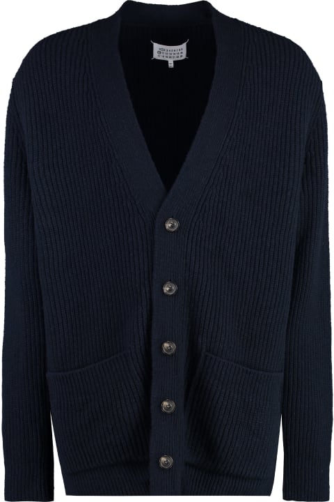 Sweaters for Men Maison Margiela Wool And Cashmere Cardigan