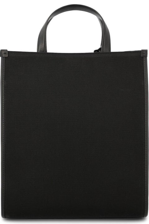 Bags for Men Moncler Logo Patch Tote Bag