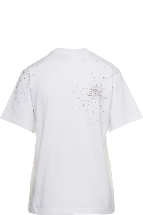 Des Phemmes Topwear for Women Des Phemmes Splash Embroidery T Shirt