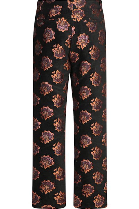 La DoubleJ Clothing for Women La DoubleJ Pink-black Jacquard Trousers